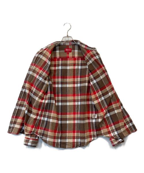 SUPREME（シュプリーム）SUPREME (シュプリーム) Multi Plaid Flannel Shirt（マルチチェックフランネルシャツ） レッド サイズ:Mの古着・服飾アイテム