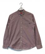 SUPREMEシュプリーム）の古着「ギンガムチェックシャツ」｜エンジ