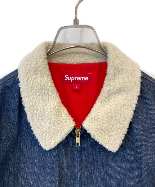 SUPREME（シュプリーム）SUPREME (シュプリーム) 10AW SHEARLING COLLAR DENIM BOMBER JACKET シアリング カラー デニム ボンバージャケット インディゴ サイズ:Lの古着・服飾アイテム