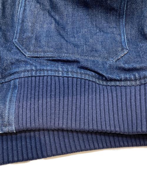 SUPREME（シュプリーム）SUPREME (シュプリーム) 10AW SHEARLING COLLAR DENIM BOMBER JACKET シアリング カラー デニム ボンバージャケット インディゴ サイズ:Lの古着・服飾アイテム