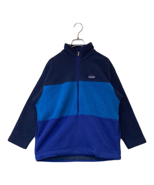 Patagonia（パタゴニア）Patagonia (パタゴニア) 90s ハーフジップフリースプルオーバージャケット　65700 ブルー サイズ:Mの古着・服飾アイテム