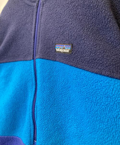 Patagonia（パタゴニア）Patagonia (パタゴニア) 90s ハーフジップフリースプルオーバージャケット　65700 ブルー サイズ:Mの古着・服飾アイテム