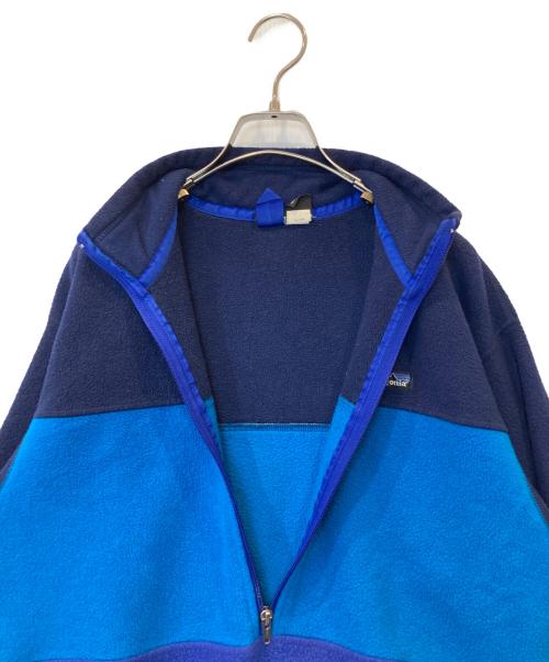 Patagonia（パタゴニア）Patagonia (パタゴニア) 90s ハーフジップフリースプルオーバージャケット　65700 ブルー サイズ:Mの古着・服飾アイテム