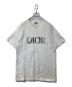 DIOR（ディオール）の古着「Oversized Dior Flowers Tee オーバーサイズドディオールフラワーズティー 113J686A0554」｜ホワイト