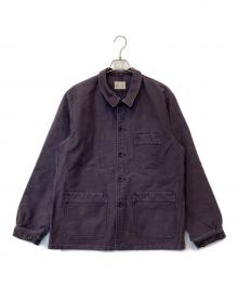 PABLO VINCI（パブロビンチ）の古着「Moleskin work jacket（モルスキンワークジャケット）PBL-24SS-JK02」｜パープル
