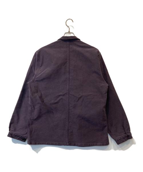 PABLO VINCI（パブロビンチ）pablo vinci (パブロビンチ) Moleskin work jacket（モルスキンワークジャケット）PBL-24SS-JK02 パープル サイズ:Mの古着・服飾アイテム