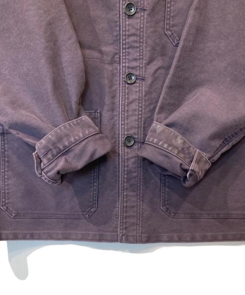 PABLO VINCI（パブロビンチ）pablo vinci (パブロビンチ) Moleskin work jacket（モルスキンワークジャケット）PBL-24SS-JK02 パープル サイズ:Mの古着・服飾アイテム
