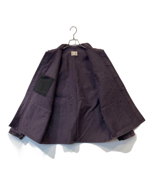 PABLO VINCI（パブロビンチ）pablo vinci (パブロビンチ) Moleskin work jacket（モルスキンワークジャケット）PBL-24SS-JK02 パープル サイズ:Mの古着・服飾アイテム