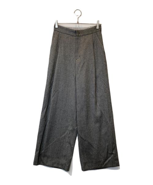 SOEJU（ソージュ）SOEJU (ソージュ) サイドタックワイドパンツ　S-00-PT-035 グレー サイズ:Lの古着・服飾アイテム