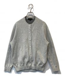 DRAWER（ドゥロワー）の古着「スウェットカーディガン　6515-105-0561」｜レッド