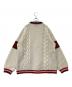 GUCCI (グッチ) cable knit wool cardigan ケーブル ニット ウール カーディガン 497037 X1561 アイボリー サイズ:XL：40000円