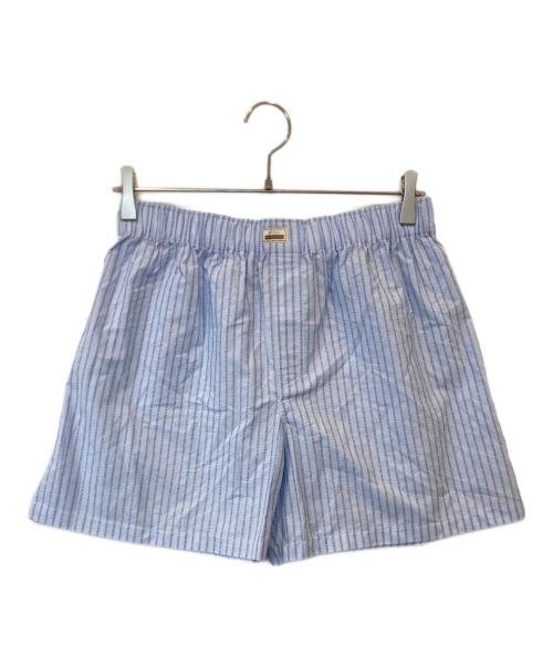 GUCCI（グッチ）GUCCI (グッチ) コットンポプリン ショートパンツ ブルー サイズ:Lの古着・服飾アイテム