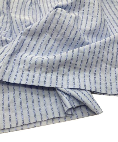 GUCCI（グッチ）GUCCI (グッチ) コットンポプリン ショートパンツ ブルー サイズ:Lの古着・服飾アイテム