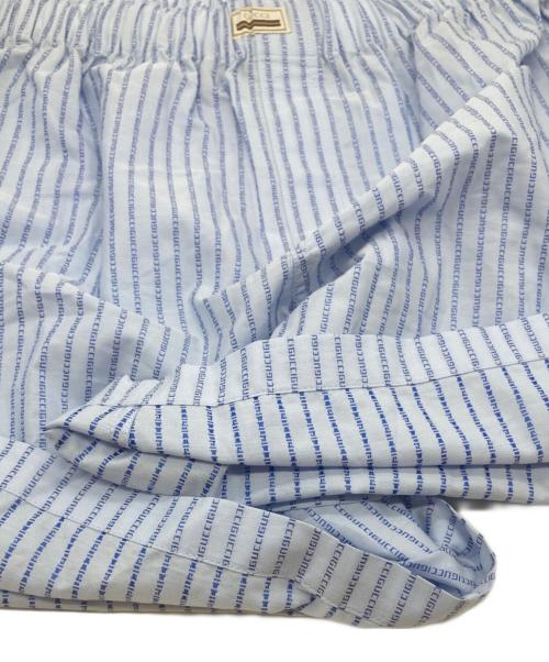 GUCCI（グッチ）GUCCI (グッチ) コットンポプリン ショートパンツ ブルー サイズ:Lの古着・服飾アイテム