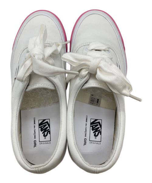 VANS（ヴァンズ）VANS (バンズ) ローカットスニーカー　721278 ホワイト×ピンク サイズ:24cmの古着・服飾アイテム