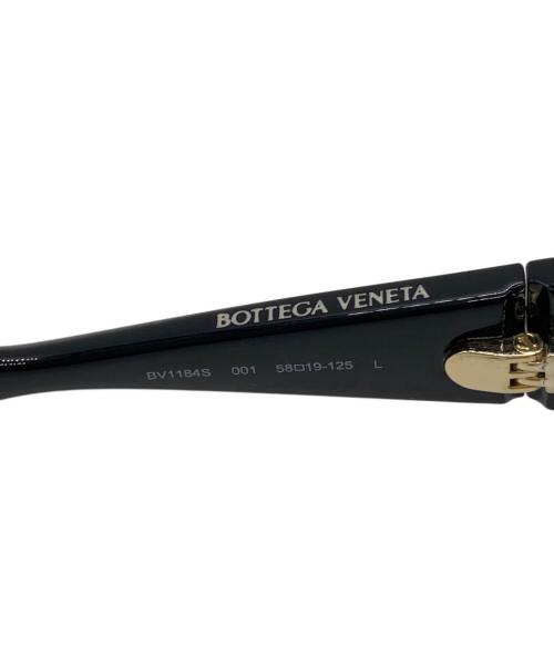 BOTTEGA VENETA（ボッテガベネタ）BOTTEGA VENETA (ボッテガベネタ) キャットアイ オーバルサングラス　BV1184S ブラック サイズ: 58□19125の古着・服飾アイテム