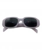 PRADAプラダ）の古着「スクエアフレーム サングラス　SPR 17W-F 04Z-5S0」｜パープル