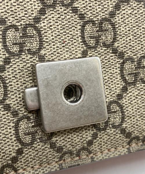 GUCCI（グッチ）GUCCI (グッチ) ディオニュソスショルダーバッグ 421970 520981 ベージュの古着・服飾アイテム