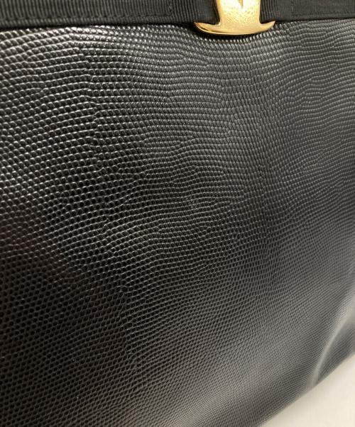 Salvatore Ferragamo（サルヴァトーレ フェラガモ）Salvatore Ferragamo (サルヴァトーレ フェラガモ) トートバッグ　AQ-21 0201 ブラックの古着・服飾アイテム