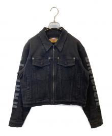 HARLEY-DAVIDSON（ハーレーダビッドソン）の古着「ジップトラッカージャケット」｜ブラック
