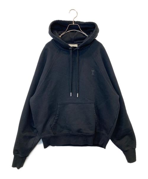 AMI PARIS（アミ パリス）AMI PARIS (アミ パリス) Ami de Coeur（アミ・ド・クール） パーカー　USW240.JE0091 ブラック サイズ:Lの古着・服飾アイテム