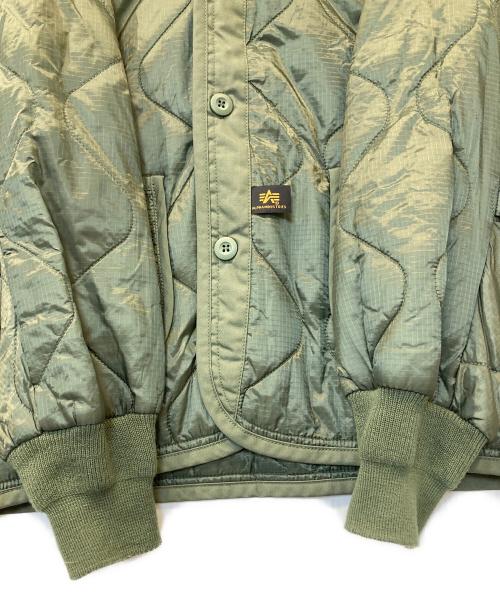 CDG（シーディージー）CDG (シーディージー) ALPHA (アルファ) ライナージャケット　キルティングジャケット　SB-J001 カーキ サイズ:Sの古着・服飾アイテム