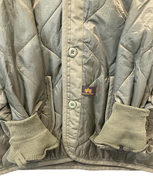 CDG（シーディージー）CDG (シーディージー) ALPHA (アルファ) ライナージャケット　キルティングジャケット　SB-J001 カーキ サイズ:Sの古着・服飾アイテム