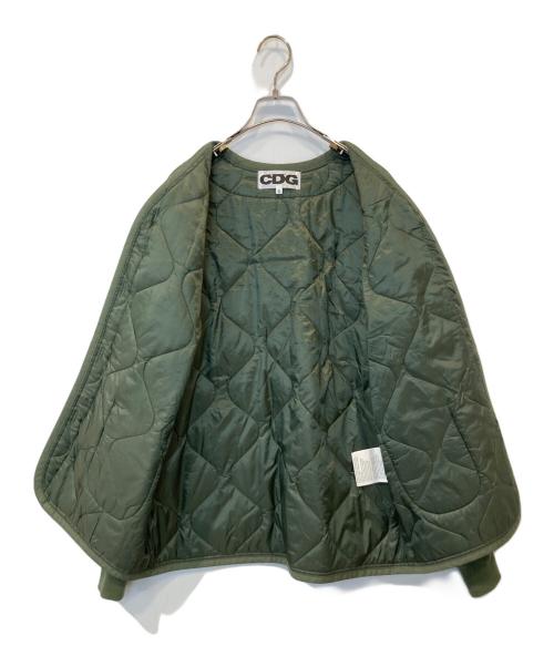 CDG（シーディージー）CDG (シーディージー) ALPHA (アルファ) ライナージャケット　キルティングジャケット　SB-J001 カーキ サイズ:Sの古着・服飾アイテム