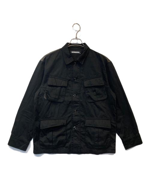 NEIGHBORHOOD（ネイバーフッド）NEIGHBORHOOD (ネイバーフッド) MIL-CARGO / C-SHIRT . LS（ミルカーゴ / Cシャツ . LS）　202UCNH-SHM01 ブラック サイズ:Sの古着・服飾アイテム