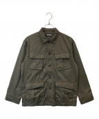 NEIGHBORHOODネイバーフッド）の古着「MIL-CARGO / C-SHIRT . LS（ミルカーゴ / Cシャツ . LS）　202UCNH-SHM01」｜カーキ