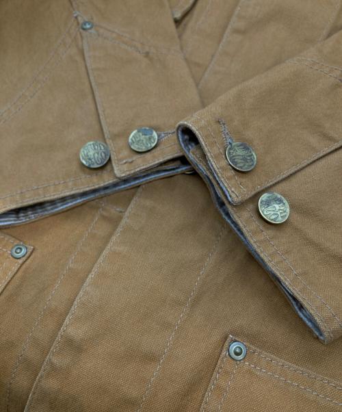 NEIGHBORHOOD（ネイバーフッド）NEIGHBORHOOD (ネイバーフッド) DUCK COVERALL（ダックカバーオール）　182AQNH-JKM01 ブラウン サイズ:Mの古着・服飾アイテム