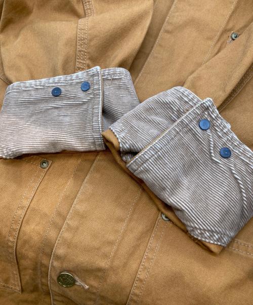 NEIGHBORHOOD（ネイバーフッド）NEIGHBORHOOD (ネイバーフッド) DUCK COVERALL（ダックカバーオール）　182AQNH-JKM01 ブラウン サイズ:Mの古着・服飾アイテム