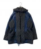 WILD THINGS×JUN MIKAMIワイルドシングス×ジュン ミカミ）の古着「切替ダウンコート　WT21513ST-JM」｜ネイビー