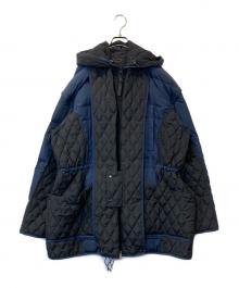 WILD THINGS×JUN MIKAMI（ワイルドシングス×ジュン ミカミ）の古着「切替ダウンコート　WT21513ST-JM」｜ネイビー