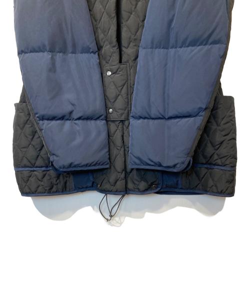 WILD THINGS（ワイルドシングス）WILD THINGS (ワイルドシングス) JUN MIKAMI (ジュン ミカミ) 切替ダウンコート　WT21513ST-JM ネイビー サイズ:表記無しの古着・服飾アイテム