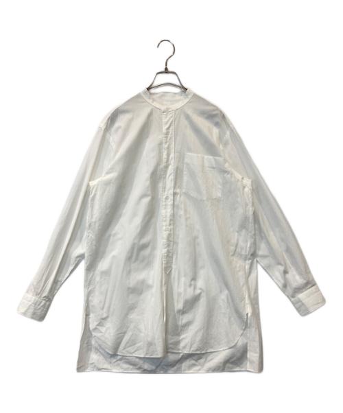 COMOLI（コモリ）COMOLI (コモリ) バンドカラーシャツ R01-02002 ホワイト サイズ:1の古着・服飾アイテム