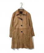 theoryセオリー）の古着「スウェードコート　01-8160803」｜ブラウン