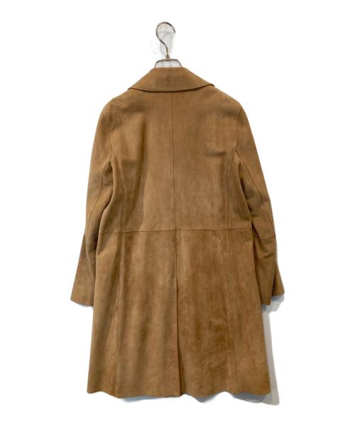 theory（セオリー）theory (セオリー) スウェードコート　01-8160803 ブラウン サイズ:Sの古着・服飾アイテム