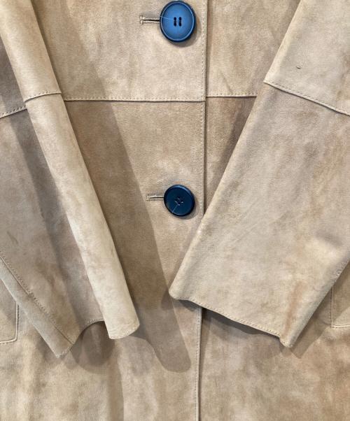 theory（セオリー）theory (セオリー) スウェードコート　01-8160803 ブラウン サイズ:Sの古着・服飾アイテム