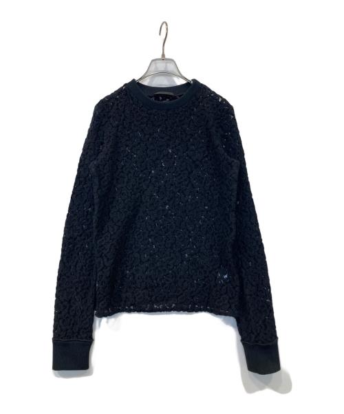 HELMUT LANG（ヘルムートラング）HELMUT LANG (ヘルムートラング) レースプルオーバー ブラック サイズ:Sの古着・服飾アイテム