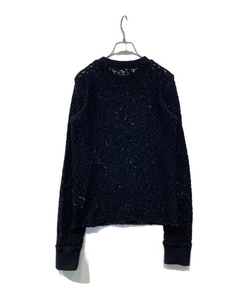 HELMUT LANG（ヘルムートラング）HELMUT LANG (ヘルムートラング) レースプルオーバー ブラック サイズ:Sの古着・服飾アイテム