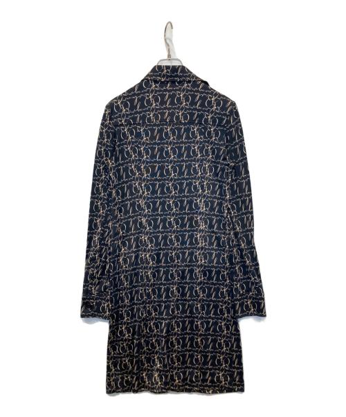 BURBERRY LONDON（バーバリーロンドン）BURBERRY LONDON (バーバリーロンドン) 総柄ワンピース ブラック サイズ:38の古着・服飾アイテム