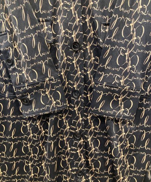 BURBERRY LONDON（バーバリーロンドン）BURBERRY LONDON (バーバリーロンドン) 総柄ワンピース ブラック サイズ:38の古着・服飾アイテム