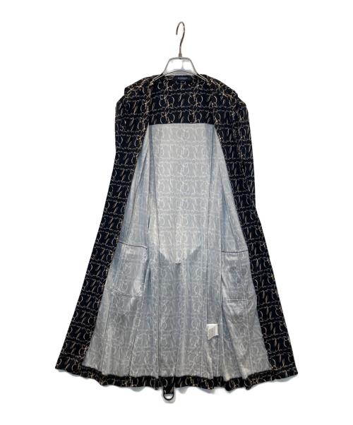 BURBERRY LONDON（バーバリーロンドン）BURBERRY LONDON (バーバリーロンドン) 総柄ワンピース ブラック サイズ:38の古着・服飾アイテム