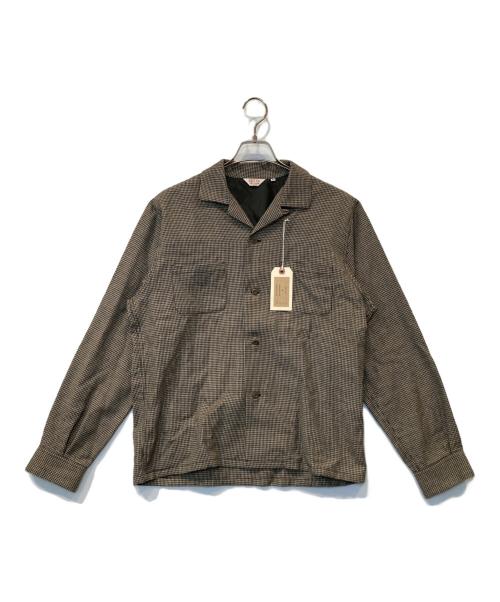 G&F Co.（ジーアンドエフコー）G&F Co. (ジーアンドエフコー) PATTERN SHIRTS ブラウン サイズ:42 未使用品の古着・服飾アイテム