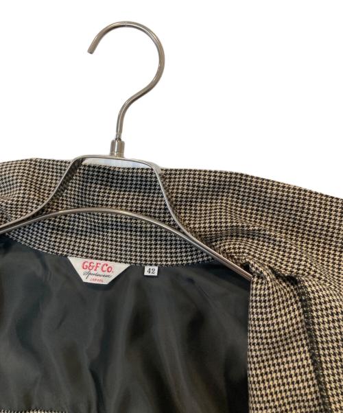 G&F Co.（ジーアンドエフコー）G&F Co. (ジーアンドエフコー) PATTERN SHIRTS ブラウン サイズ:42 未使用品の古着・服飾アイテム