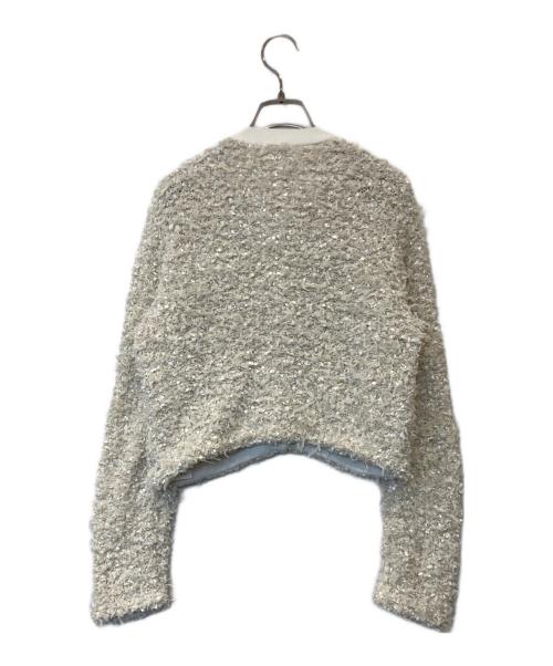 Snidel（スナイデル）Snidel (スナイデル) ミックスツイードライクニットカーディガン　SWNT254243 アイボリー サイズ:ONEの古着・服飾アイテム