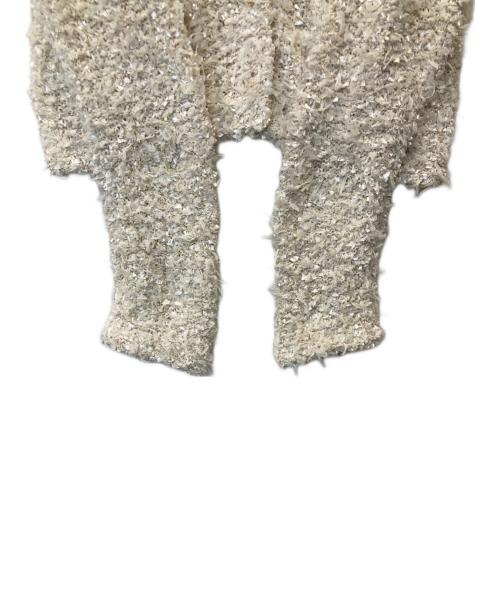 Snidel（スナイデル）Snidel (スナイデル) ミックスツイードライクニットカーディガン　SWNT254243 アイボリー サイズ:ONEの古着・服飾アイテム