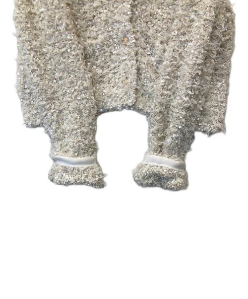 Snidel（スナイデル）Snidel (スナイデル) ミックスツイードライクニットカーディガン　SWNT254243 アイボリー サイズ:ONEの古着・服飾アイテム