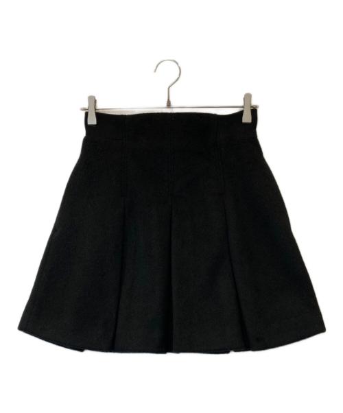 Snidel（スナイデル）Snidel (スナイデル) ウエストリブプリーツミニスカート　SWFS254269 ブラック サイズ:1の古着・服飾アイテム